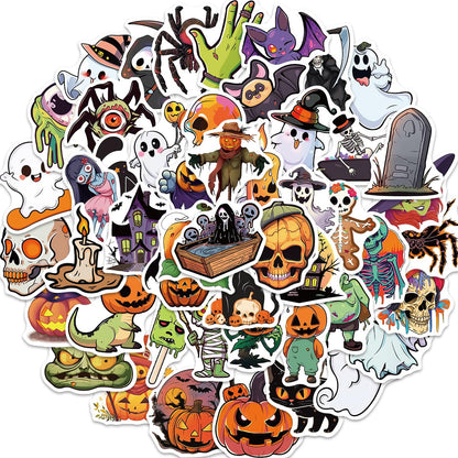 50 Spooky Surprises: Halloween Sticker Set