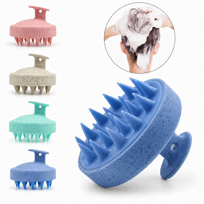 1pc Silicone Shampoo Brush Body Massage Brush