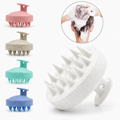 1pc Silicone Shampoo Brush Body Massage Brush