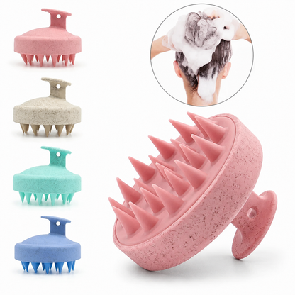 1pc Silicone Shampoo Brush Body Massage Brush