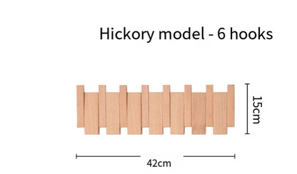 Simplicity Piano Key Wallmounted Coat Rack (One Piece)