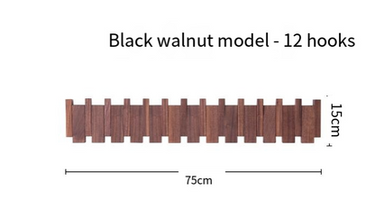 Simplicity Piano Key Wallmounted Coat Rack (One Piece)