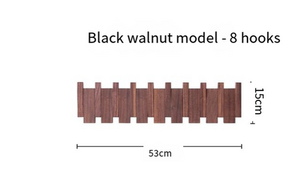 Simplicity Piano Key Wallmounted Coat Rack (One Piece)