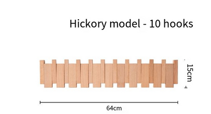 Simplicity Piano Key Wallmounted Coat Rack (One Piece)