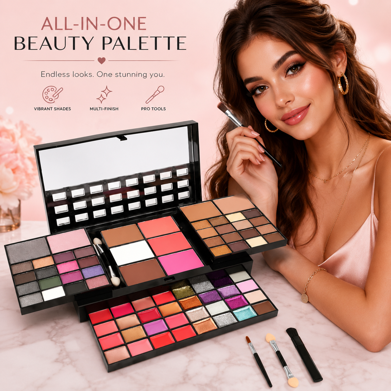 74-Color Makeup Set