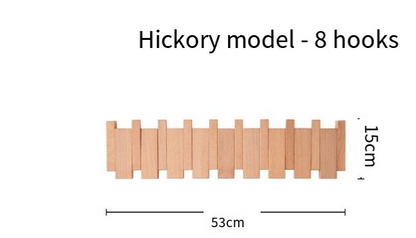 Simplicity Piano Key Wallmounted Coat Rack (One Piece)