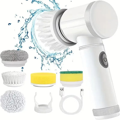 Electric Spin Scrubber, Bathroom Cordless Cleaning Brush