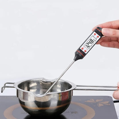 Digital Meat Thermometer with Food Cooking BBQ Probe for Water Milk