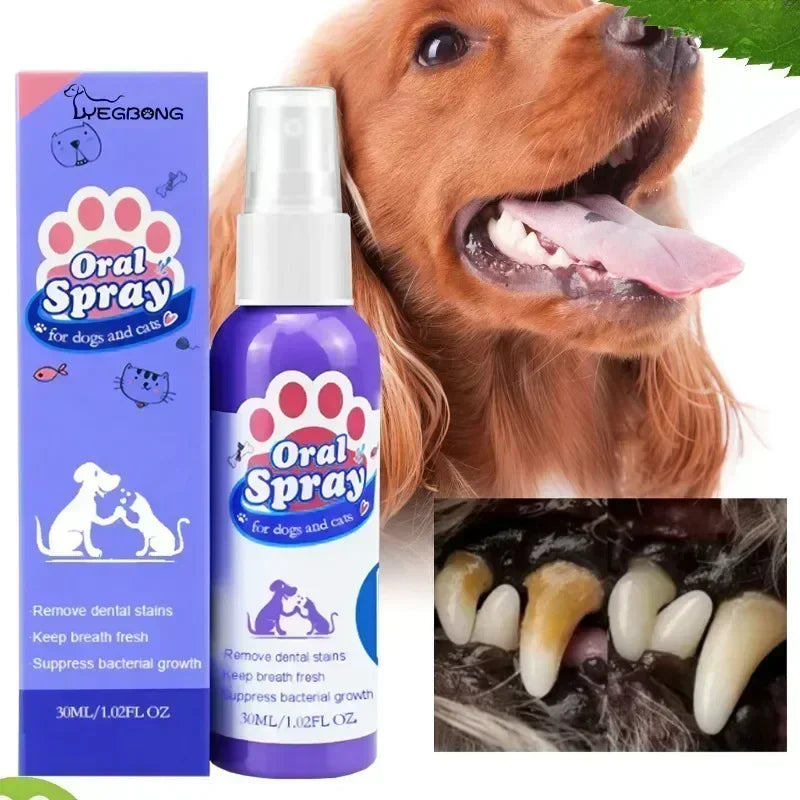Pet Teeth Cleaning Spray Oral Care Remove