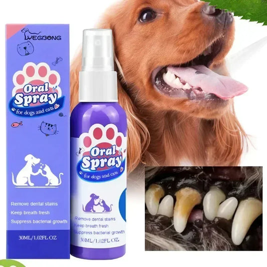 Pet Teeth Cleaning Spray Oral Care Remove