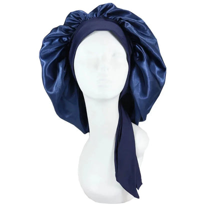 Satin Night Sleep Cap For Women Men Unisex Cap Bonnet