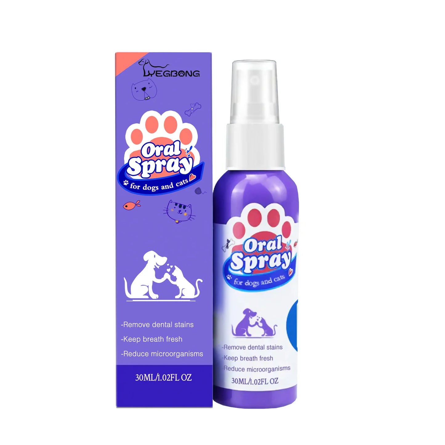 Pet Teeth Cleaning Spray Oral Care Remove