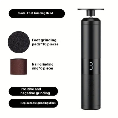 Electric Callus Remover with 3 Speeds & LCD Display