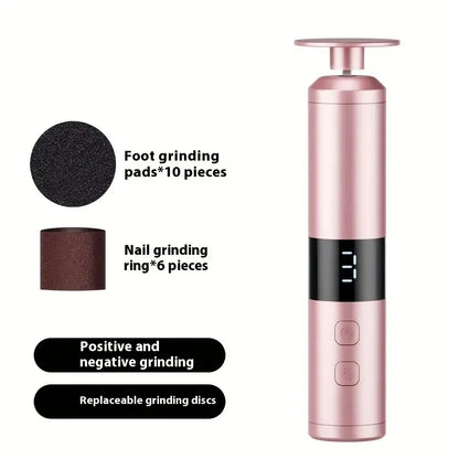 Electric Callus Remover with 3 Speeds & LCD Display