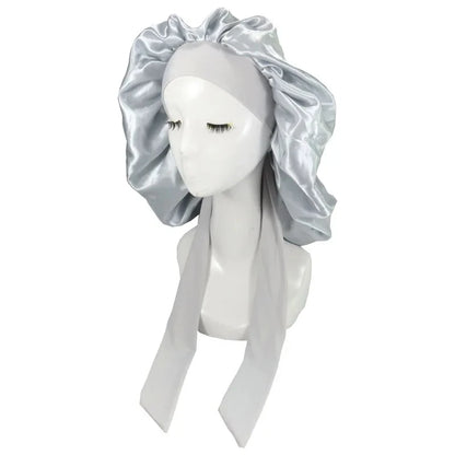 Satin Night Sleep Cap For Women Men Unisex Cap Bonnet