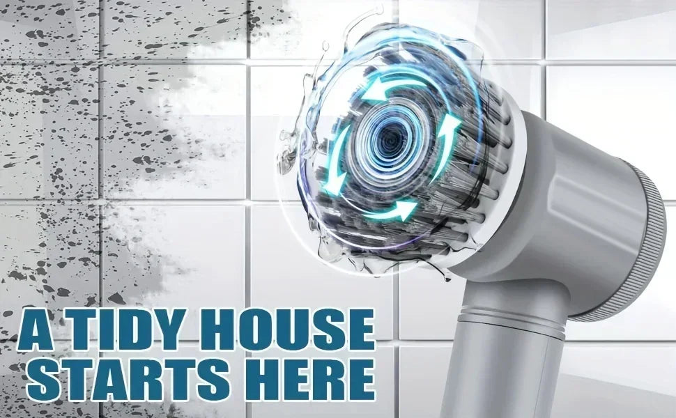 Electric Spin Scrubber, Bathroom Cordless Cleaning Brush