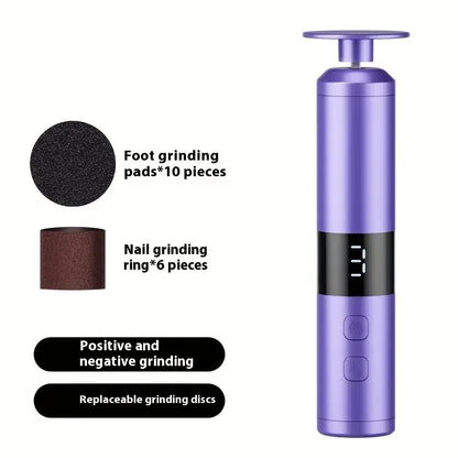 Electric Callus Remover with 3 Speeds & LCD Display