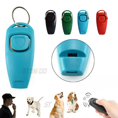 Pet Multifunction 2 in 1 Clicker & Whistle Dog Trainer
