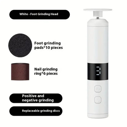 Electric Callus Remover with 3 Speeds & LCD Display