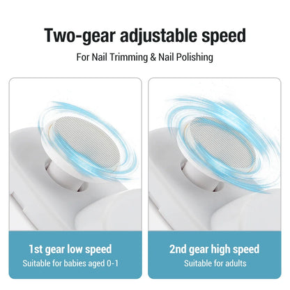 Electric Nail Clipper Grinding and Polishing with Light