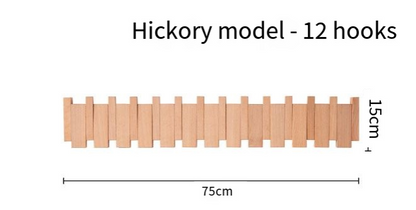 Simplicity Piano Key Wallmounted Coat Rack (One Piece)