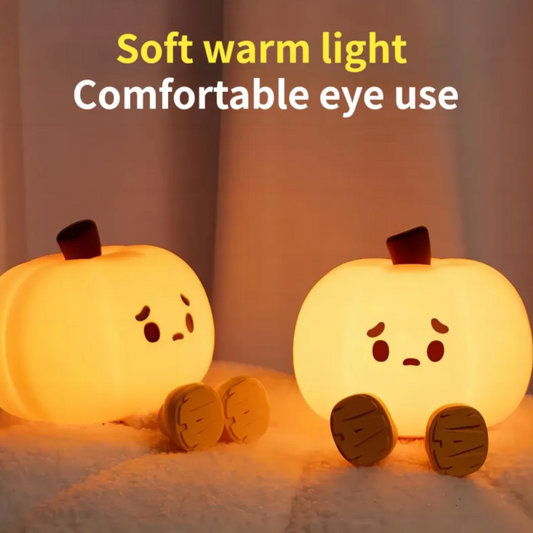 Silicone Pumpkin Night Light