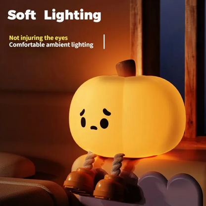 Silicone Pumpkin Night Light
