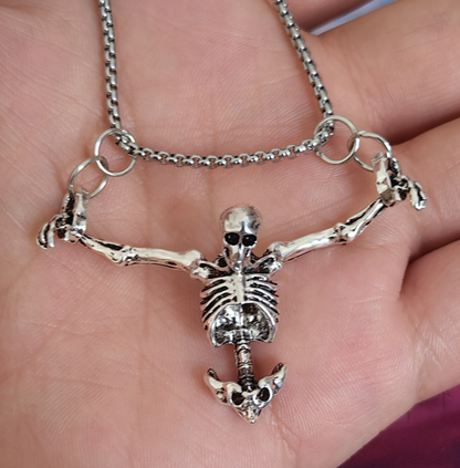 Spooky Punk Skull Pendant