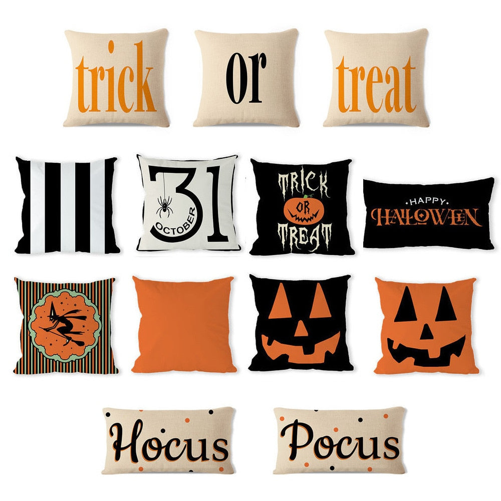 SpookySoft Halloween Cushion Covers