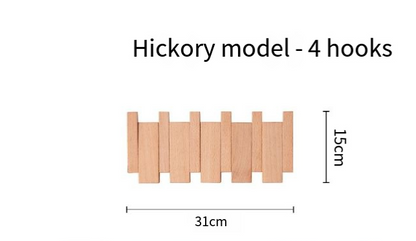 Simplicity Piano Key Wallmounted Coat Rack (One Piece)