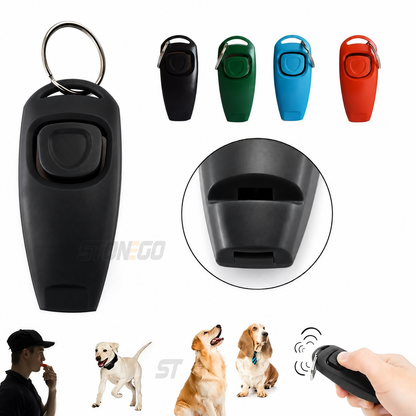 Pet Multifunction 2 in 1 Clicker & Whistle Dog Trainer