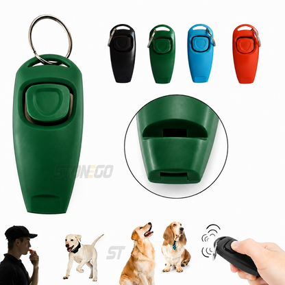 Pet Multifunction 2 in 1 Clicker & Whistle Dog Trainer